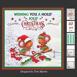 Holly Jolly Christmas Mini Kit 7x7