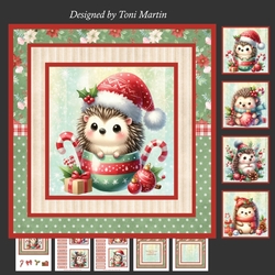 Christmas Hedgehogs Mini Kit
