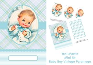 New Baby Boy Vintage Pyramage Mini Kit