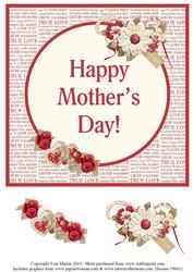 Happy Mother's Day Floral Topper & Decoupage