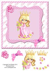 Little Princess Topper & Decoupage