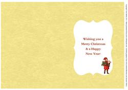Vintage Girl Insert - Christmas