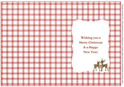 Christmas Reindeers Insert