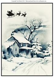 Christmas Winter Scene Topper