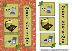 Gadget / Laptop Christmas Topper & Decoupage