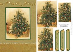 Around the Christmas Tree Topper & Decoupage