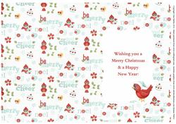 Seasons Tweetings Christmas Insert