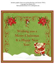 Santa Claus & Toys Insert