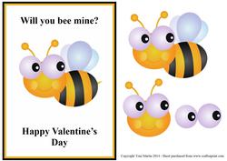 Will You Bee Mine? Valentine's Topper & Decoupage