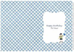 Teen Boy Mobile Phone Theme Card Insert