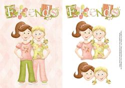Friends Topper & Decoupage