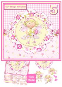 A Fairy Happy Birthday Mini Kit & Decoupage