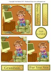 Computer Game Boy Pyramage Design