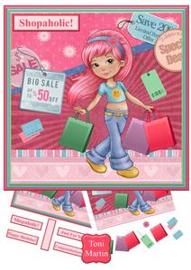 Shopping Girl Mini Kit & Decoupage