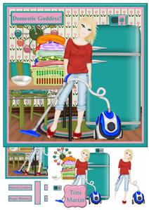Domestic Goddess Mini Kit & Decoupage