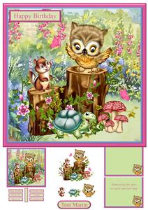 Spring Scene Mini Kit & Decoupage