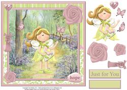 Fairy in the Woods Topper & Decoupage