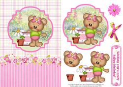 Wishing You a Beary Happy Birthday Topper & Decoupage