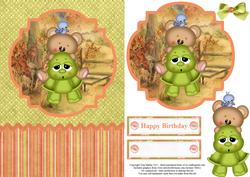Fun in the Woods Topper & Decoupage