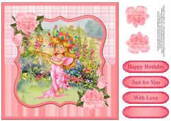 Magical Princess Topper & Decoupage