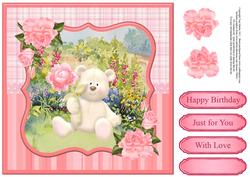 Sweet Bear Topper & Decoupage