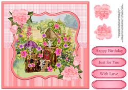 Magical Fairy House Topper & Decoupage