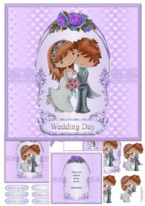Penny's Special Day Wedding Card Mini Kit & Decoupage