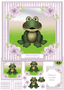 Hope Your Day is Un-frog-ettably Fun Card Mini Kit