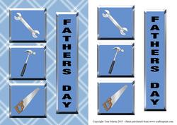 Father's Day - Handyman DIY Tools Topper & Decoupage
