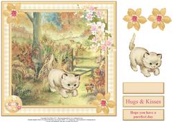 Hope You Have a Purrfect Day Card Topper & Decoupage