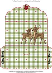 Christmas Reindeers Money Wallet
