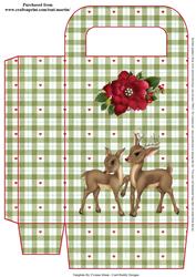 Christmas Reindeers Gift Bag
