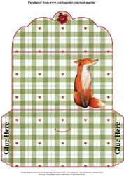 Beautiful Fox Christmas Money Wallet