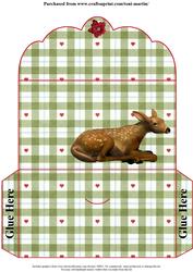 Beautiful Fawn Christmas Money Wallet