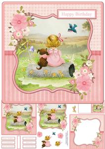 Chloe & Puppy Mini Kit & Decoupage