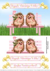 Hedgehog Love Card Topper & Decoupage