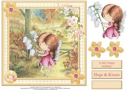 Snowdrop Daisy Card Topper & Decoupage
