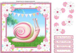 Sweet Snail New Home / Belated Birthday Card