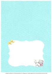 Wishing You a Purrfect Day Card Insert