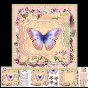 Beautiful Butterfly Card Mini Kit & Decoupage