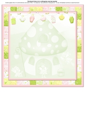 Fairy house & little fairies insert
