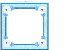 New Baby Boy Card Insert (blank)