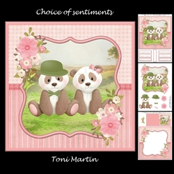 Ill panda to your every need on this special day card mini kit & decoupage