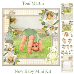 New Baby Mini Kit & Decoupage - neutral / unisex / boy / girl