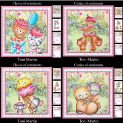 Sweet kittens & mice bumper kit - Decoupage & Inserts