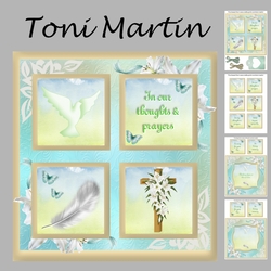 Sympathy card mini kit & decoupage