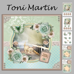 Purrfect Day Card Mini Kit & Decoupage