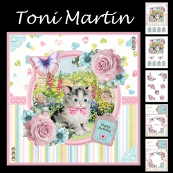 Purrfect Day Card Mini Kit & Decoupage