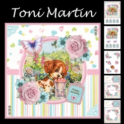 Wuffly Day Card Mini Kit & Decoupage