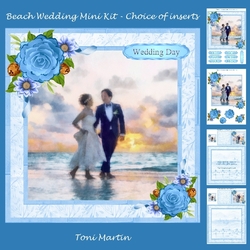 Beach Wedding Mini Kit & Decoupage